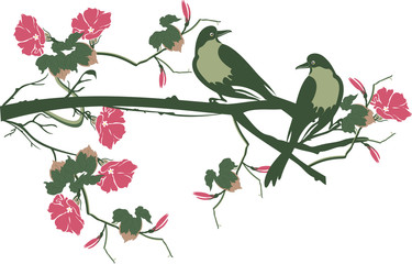 Tree with birds