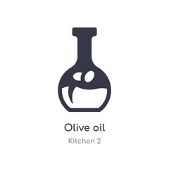 olive oil icon. isolated olive oil icon vector illustration from kitchen 2 collection. editable sing symbol can be use for web site and mobile app