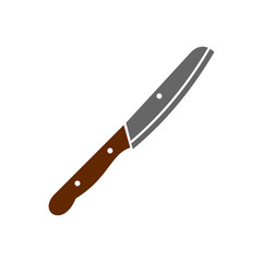 Knife icon on background for graphic and web design. Simple vector sign. Internet concept symbol for website button or mobile app.