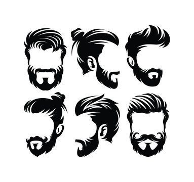 Man Beard & Hair Logo | BrandCrowd Logo Maker