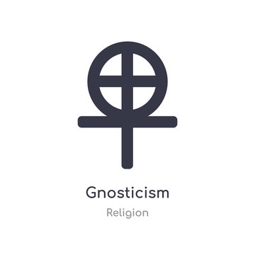 gnosticism icon. isolated gnosticism icon vector illustration from religion collection. editable sing symbol can be use for web site and mobile app