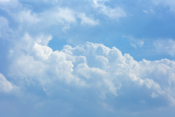 Thick clouds in the sky. Cloudy weather with clouds and clouds. On the sky clouds.