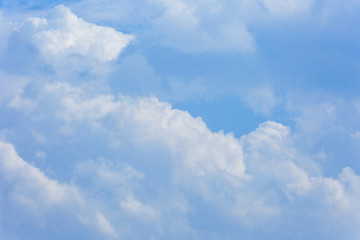 Thick clouds in the sky. Cloudy weather with clouds and clouds. On the sky clouds.