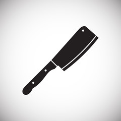 Knife icon on background for graphic and web design. Simple vector sign. Internet concept symbol for website button or mobile app.