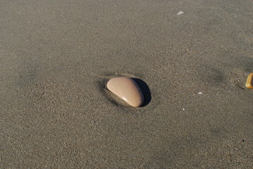 stones in sand
