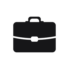 Briefcase vector icon, Bag vector icon