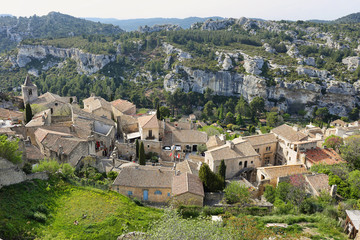 Fototapeta na wymiar A view on picturesque village Les Baux-de-Provence, France