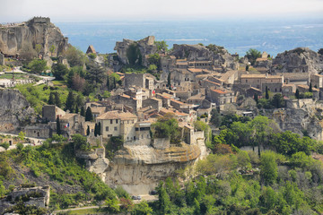 Fototapeta na wymiar Provencal village Les Baux de Provence, France