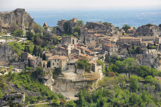Provencal village Les Baux de Provence, France
