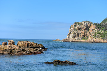 Fototapeta premium Knysna Heads Knysna Lagoon on the Garden Route, Western Cape, South Africa