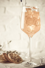 Aperol spritz cocktail