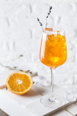 Aperol spritz cocktail