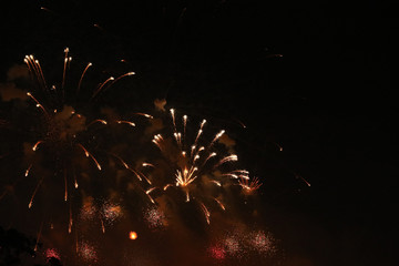 Silvester Feuerwerk Raketen an Neujahr