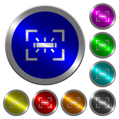 Obraz premium camera white balance fluorescent mode luminous coin-like round color buttons