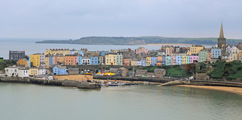 scenic view of Tenby Wales