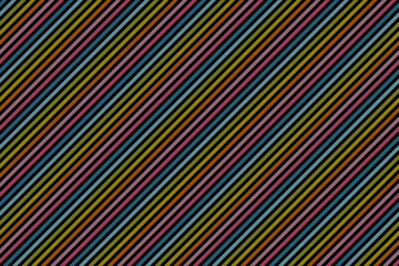 Rainbow lines on black background seamless texture