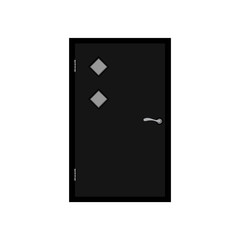 Modern Door vector icon. Simple isolated sign.