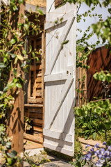 entrance to the house