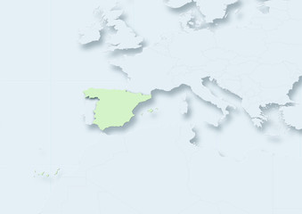 map of Spain.
