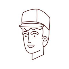 head of man soldier of war avatar character