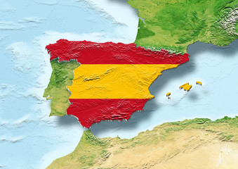 map of Spain.