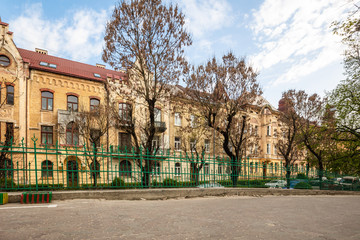 Ancient building in Lviv, Ukraine