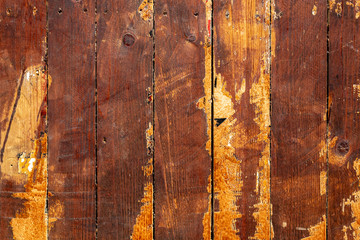 Brown Old Weathered Wooden Planks