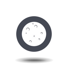 Moon icon vector
