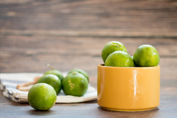 Limes, It's the important ingredient of Thai foods.