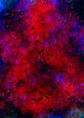 Dark Abstract Paint Splashes And Dots Background