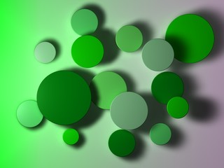 Grüne Punkte Hintergrund