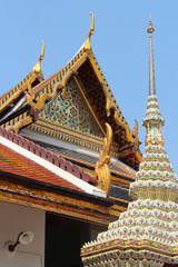 in the great palace in bangkok (thailand)