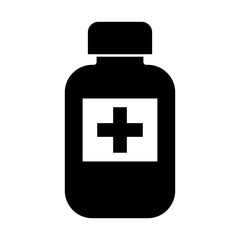 A bottle of medicine