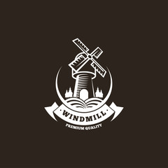 Fototapeta na wymiar Windmill logo