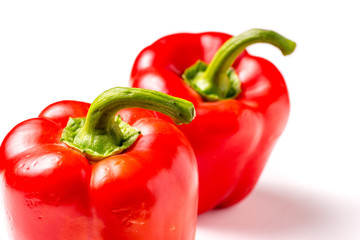 to bright Red organic snack pepper, bellpepper