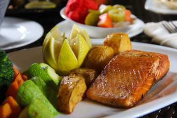 Grilled Salmon Dish-2