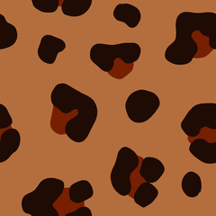Fototapeta na wymiar leopard seamless pattern animal print
