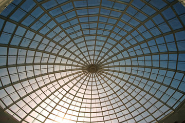 dome roof made of glass