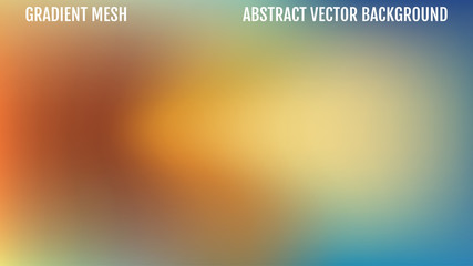 Abstract background. Blurred color backdrop. Vector illustration for your graphic design, banner, poster and app.