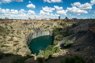 Diamant mine Kimberley South Afrika 