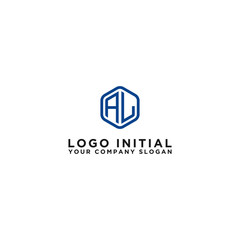 Letter AL Initial icon / logo design Monogram inspiration. - vector