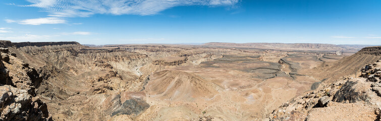 Fototapeta na wymiar Fish River Canyon, Namibia panorama 
