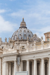 Dettagli della Cupola di San Pietro in Vaticano