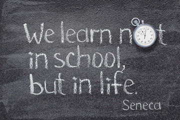 we learn Seneca