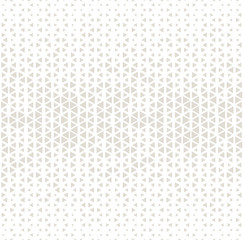 triangle halftone pattern, seamless geometric gradient border