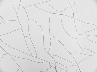abstract white background. The paint is cracked.