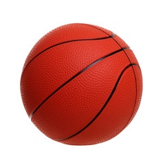 Basketball toy isolated on a white