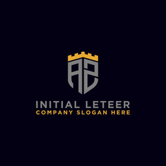 Letter AZ Initial icon / logo design Monogram inspiration. - vector