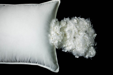 Pillow synthetic Microgel feel like down. It is alternative down.