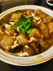 Fish maw soup Food Chinese.